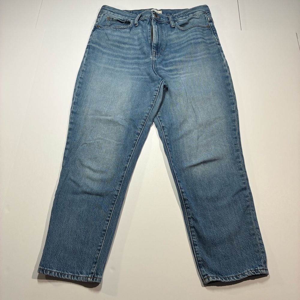 Madewell The Mom Jean Size 30 Light Wash High Rise Denim
